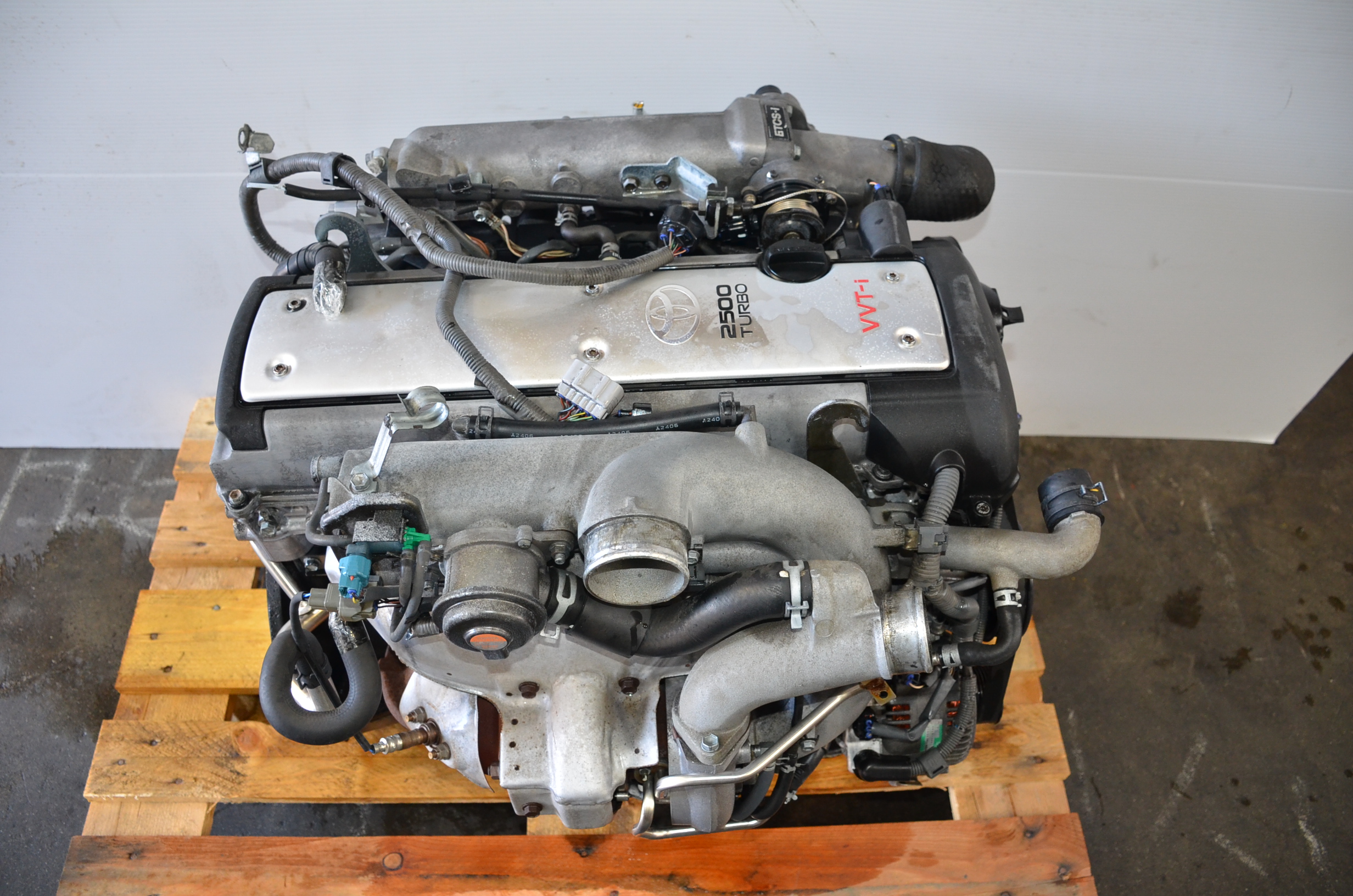 JDM TOYOTA 1JZGTE VVTI TURBO ENGINE 1JZ FRONT SUMP TRANS WIRING ECU 1JZ