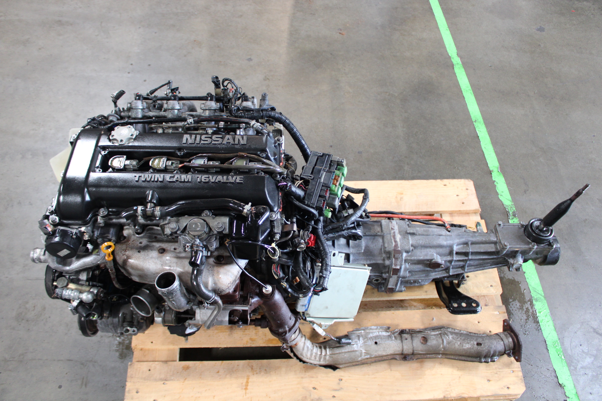 NISSAN SILVIA S13 BLACKTOP ENGINE 5 SPEED MANUAL RWD TRANS JDM SR20DET MOTOR