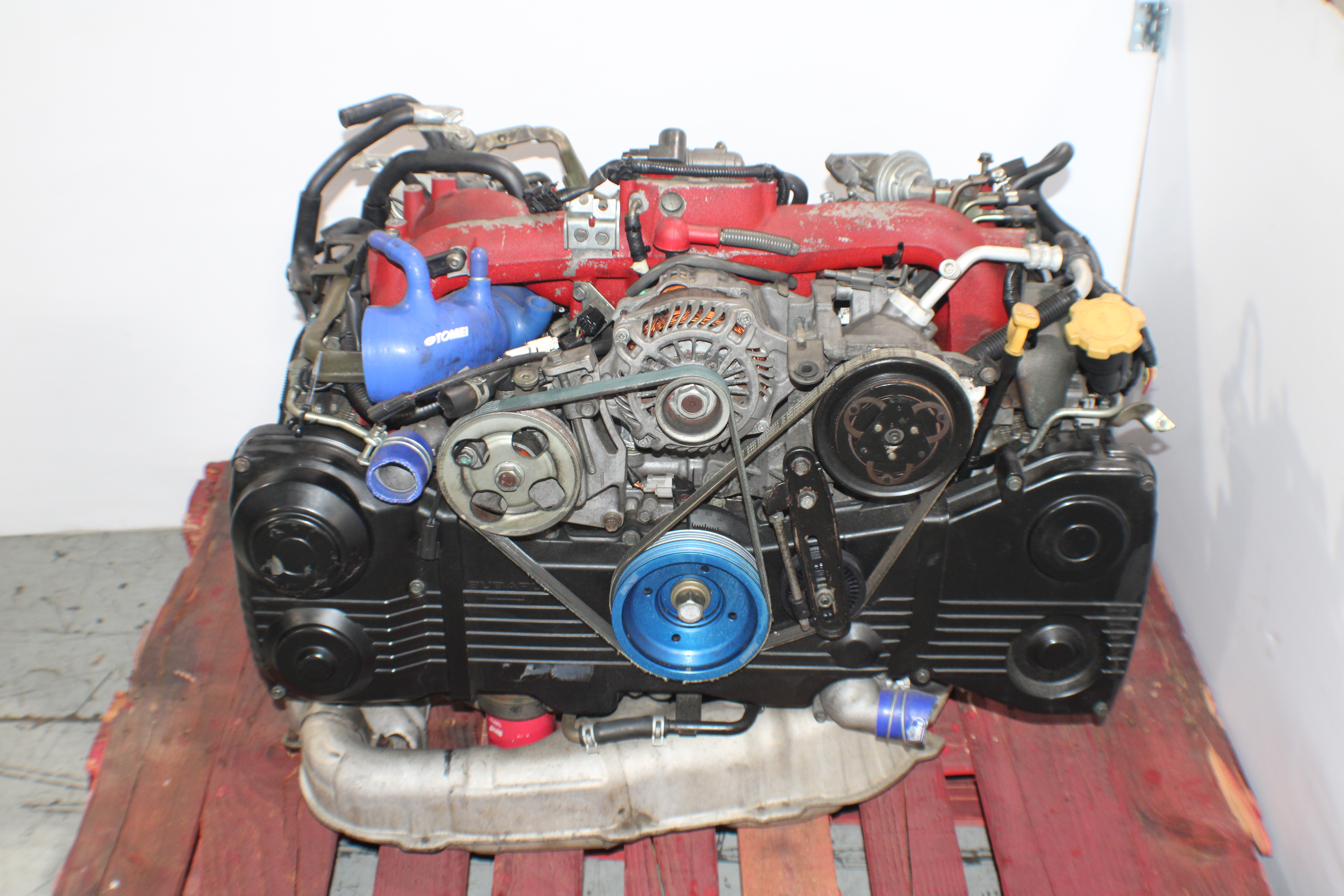 JDM 2004 2005 SUBARU IMPREZA WRX STI V8 ENGINE TWIN SCROLL TURBO 2.0L JDM EJ207 MOTOR